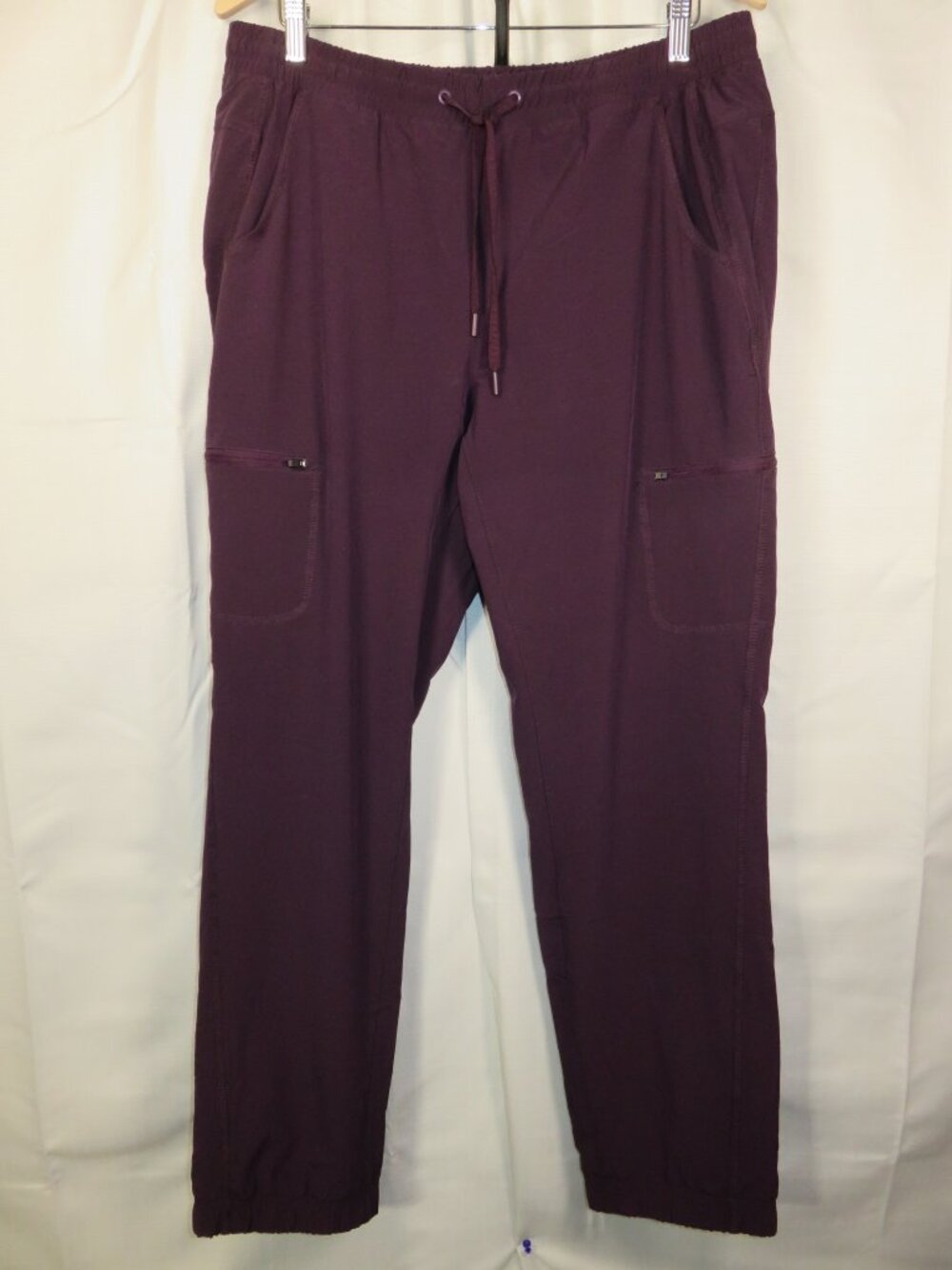 Eddie Bauer 51000417 Fleece Lined Jogger Pants Maroon Women's sz 12